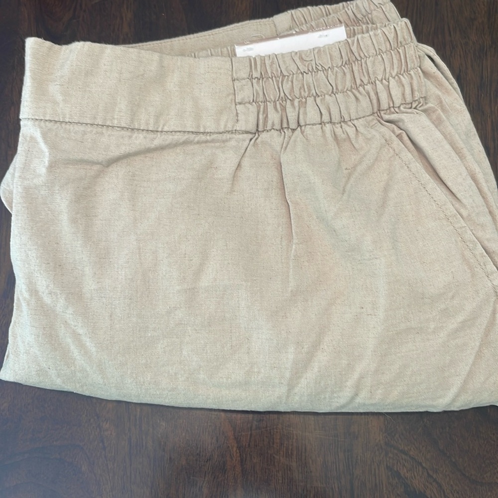 Lane Bryant linen blend ankle pants size 20 NEW